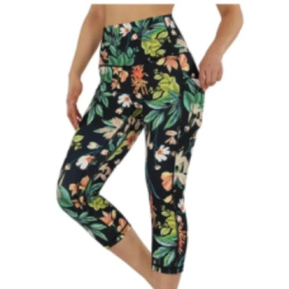 ododos Pants - ODODOS Women’s High Waisted Pattern Cropped Leggings with Pockets
